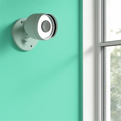 Dallas vivint camera facing a window